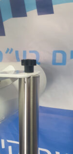 ⁦סטנד מנירוסטה (עמוד + בסיס כבד) לתנור חימום אינפרא אדום⁩ – תמונה ⁦3⁩